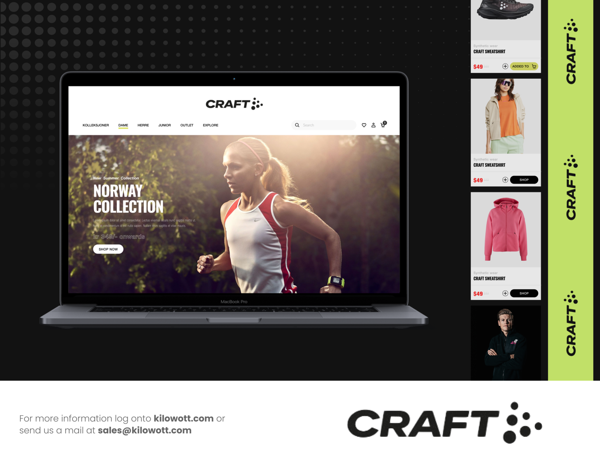 Elevating Craft’s Legacy: A Design Concept for a Leading Performance Sportswear Brand