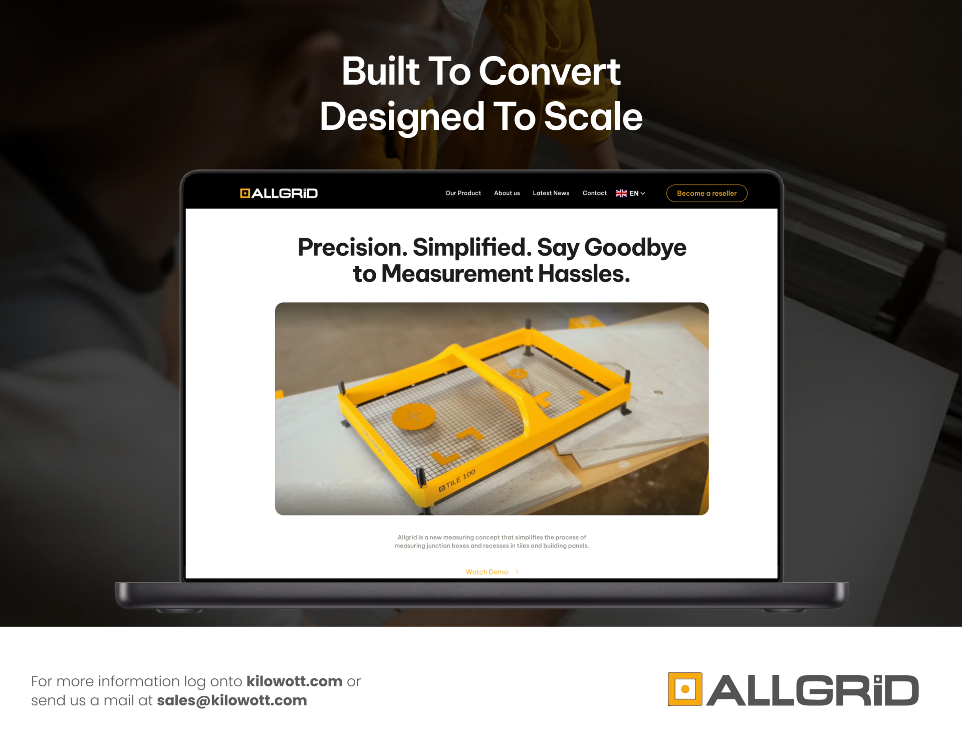 Allgrid Website Redesign: From Static Brochure to Conversion-Driven Platform