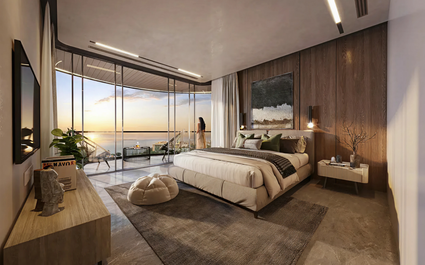 Interior of a sea-facing residence at Models Oddavell, Dona Paula